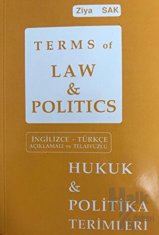 Terms of Law and Politics - Hukuk ve Politika Terimleri