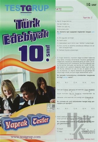 Test Grup 10. Sınıf Türk Edebiyatı Yaprak Testler - Halkkitabevi