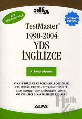 Testmaster 1990-2004 YDS İngilizce - Halkkitabevi