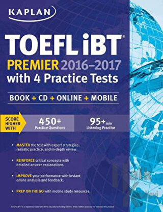 Toefl İbt Premier 2016-2017 With 4 Practice Tests