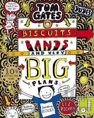 Tom Gates 14: Biscuits, Bands and Very Big Plans - Halkkitabevi