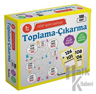 Toplama Çıkarma 9 Yaş Dört İşlem Kartlar - Halkkitabevi