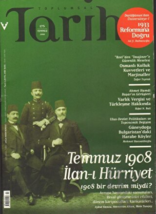 Toplumsal Tarih Dergisi Sayı: 175 - Halkkitabevi