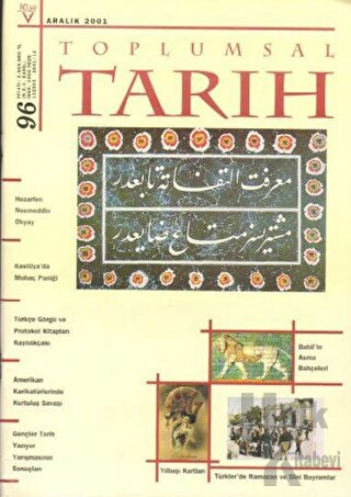Toplumsal Tarih Dergisi Sayı: 96 - Halkkitabevi