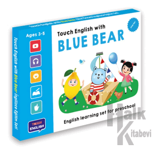 Touch English Blue Bear İngilizce Eğitim Seti (3-5 yaş) - Halkkitabevi