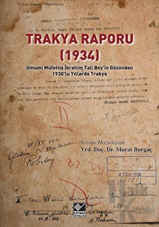 Trakya Raporu 1934 - Halkkitabevi