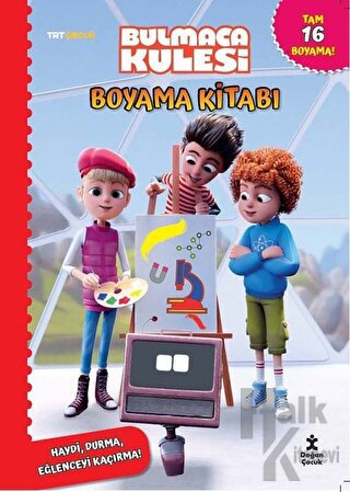 TRT Çocuk - Bulmaca Kulesi Boyama Kitabı