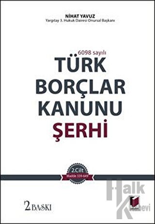 Türk Borçlar Kanunu Şerhi (2 Cilt Takım) (Ciltli)