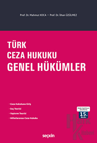 Türk Ceza Hukuku Genel Hükümler - Halkkitabevi
