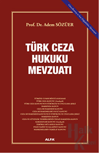 Türk Ceza Hukuku Mevzuatı - Halkkitabevi