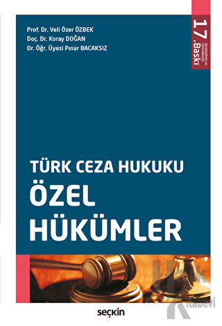 Türk Ceza Hukuku Özel Hükümler - Halkkitabevi