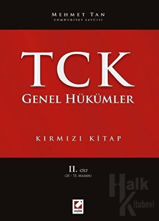 Türk Ceza Kanunu Genel Hükümler (Ciltli)