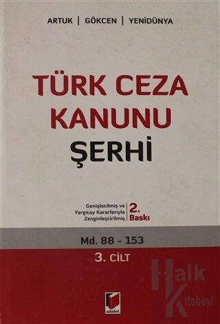 Türk Ceza Kanunu Şerhi 3. Cilt (Ciltli)