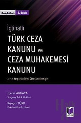Türk Ceza Kanunu ve Ceza Muhakemesi Kanunu (Ciltli) - Halkkitabevi