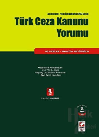 Türk Ceza Kanunu Yorumu (Ciltli) - Halkkitabevi