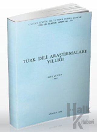 Türk Dili Araştırmaları Yıllığı - Belleten 1990