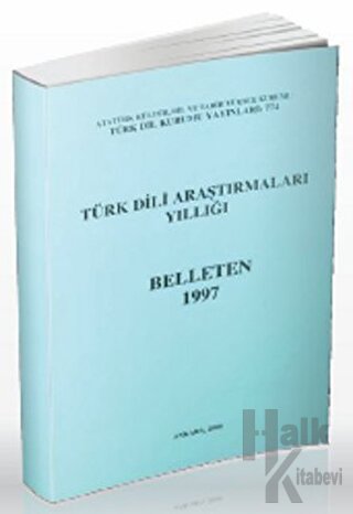 Türk Dili Araştırmaları Yıllığı - Belleten 1997