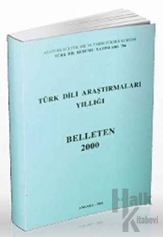 Türk Dili Araştırmaları Yıllığı - Belleten 2000