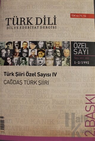 Türk Dili Dil ve Edebiyat Dergisi Sayı: 481 - 482 - Halkkitabevi