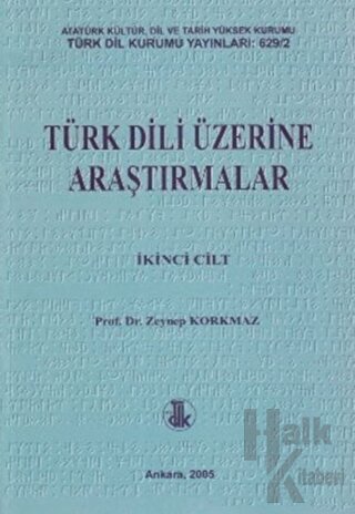 Türk Dili Üzerine Araştırmalar 2. Cilt - Halkkitabevi