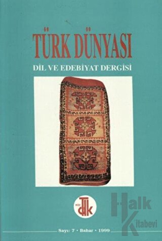 Türk Dünyası Dil ve Edebiyat Dergisi: Bahar 1999/ 7. Sayı, 1999 - Halk