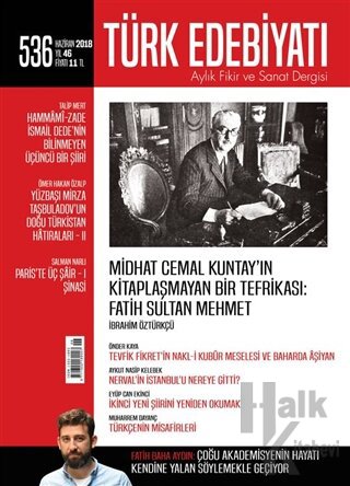 Türk Edebiyatı Dergisi Sayı: 536 Haziran 2018
