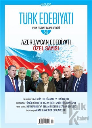 Türk Edebiyatı Dergisi Sayı: 545 Mart 2019