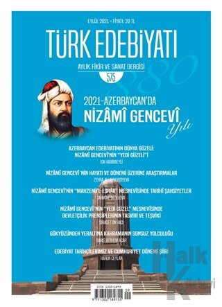 Türk Edebiyatı Dergisi Sayı: 575 Eylül 2021 - Halkkitabevi