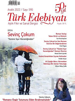 Türk Edebiyatı Dergisi Sayı: 590 Aralık 2022 - Halkkitabevi
