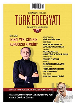 Türk Edebiyatı Dergisi Sayı: 596 Haziran 2023