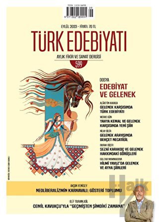 Türk Edebiyatı Dergisi Sayı: 599 Eylül 2023 - Halkkitabevi