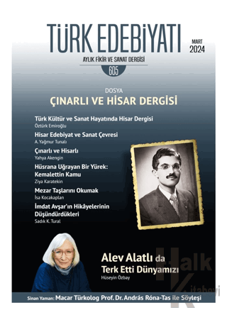 Türk Edebiyatı Dergisi Sayı: 605 Mart 2024 - Halkkitabevi