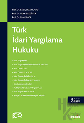 Türk İdari Yargılama Hukuku - Halkkitabevi