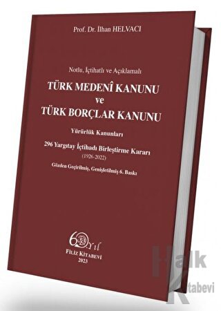 Türk Medeni Kanunu Ve Türk Borçlar Kanunu (Ciltli) - Halkkitabevi