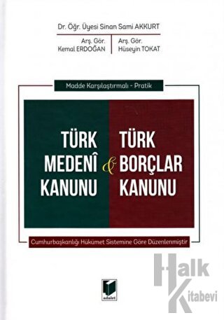 Türk Medeni Kanunu ve Türk Borçlar Kanunu (Ciltli)
