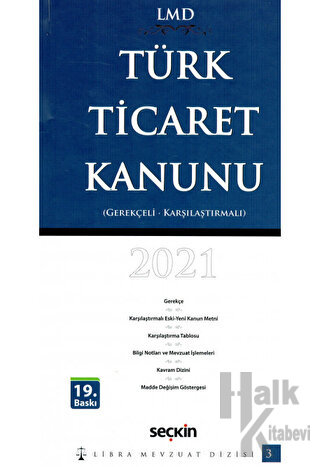 Türk Ticaret Kanunu / LMD-3 (Ciltli) - Halkkitabevi