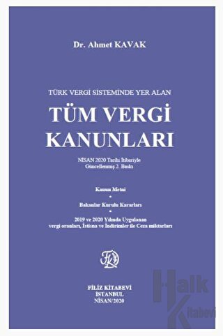 Türk Vergi Sisteminde Yer Alan - Tüm Vergi Kanunları - Halkkitabevi