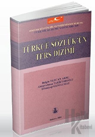 Türkçe Sözlük’ün Ters Dizimi - Halkkitabevi