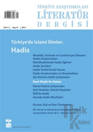 Türkiye Araştırmaları Literatür Dergisi Cilt 11 Sayı: 21