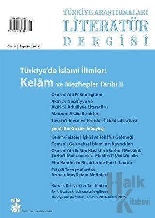 Türkiye Araştırmaları Literatür Dergisi Cilt 14 Sayı: 28