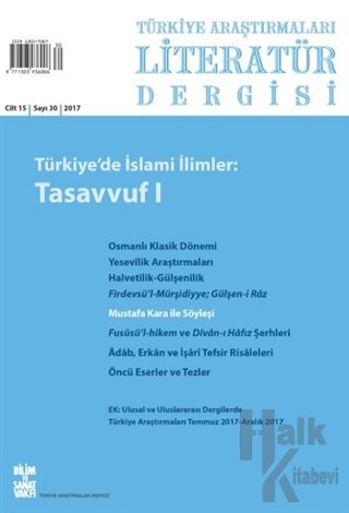 Türkiye Araştırmaları Literatür Dergisi Cilt: 15 Sayı: 30 - 2017