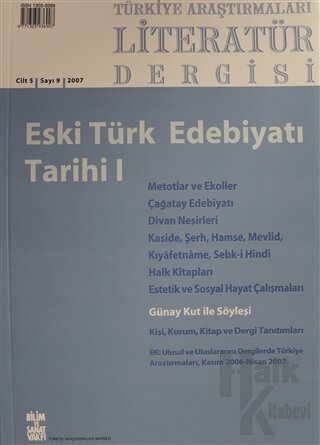 Türkiye Araştırmaları Literatür Dergisi Cilt 5 Sayı: 9