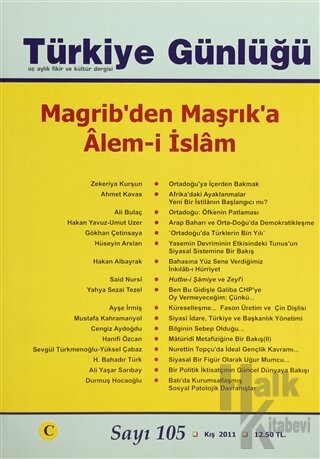 Türkiye Günlüğü Dergisi Sayı: 105
