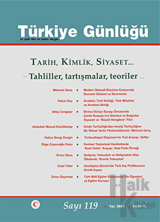 Türkiye Günlüğü Dergisi Sayı: 119 - Halkkitabevi