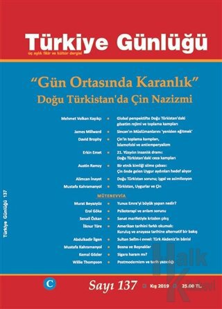 Türkiye Günlüğü Dergisi Sayı: 137 Kış 2019