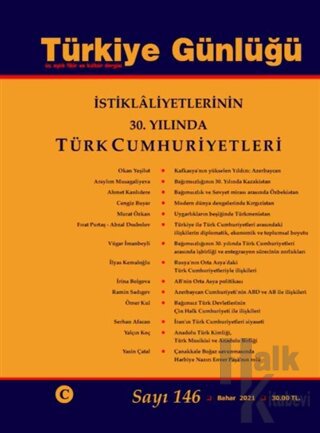 Türkiye Günlüğü Üç Aylık ve Kültür Sayı: 146 Bahar 2021