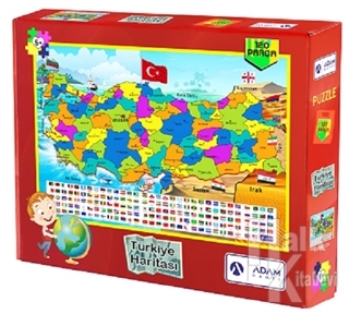 Türkiye Haritası 120 Parça Puzzle