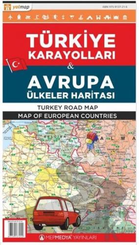 Türkiye Karayolları ve Avrupa Ülkeler Haritrası