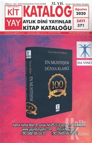 Türkiye Kitap Kataloğu - Dini Sayı: 371 Ağustos 2020