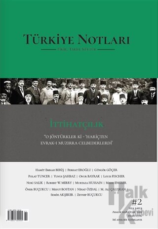 Türkiye Notları Fikir Tarih Kültür Dergisi Sayı: 2 - Halkkitabevi